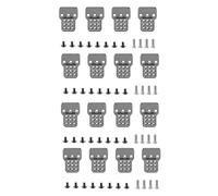 Giwnhvx 16 x Extensible pour Support Amortisseur Réglable en Métal pour C14 C24 C34 C44 B14 B16 B24 B36 1/16 RC Pièces de voiture, Titane