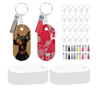 Giwnhvx 160 Pièces en Métal Aluminium Sublimation Brut, Sublimation Double Face Brut, Sublimation De Voiture