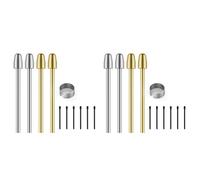 Giwnhvx 18 embouts stylo pour feutres pour 2, embouts stylo 2 avec outil de suppression de pointes, embouts métalliques/accessoires de charge