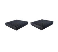 Giwnhvx 2 pcs 120mm Panneau Chauffant Dissipateur Thermique Aluminium CPU Amplificateur de Puissance Radiateur B