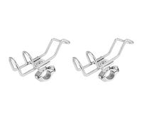 Giwnhvx 2 PCS Acier Inoxydable 316 Support de Pêche Support pour Support Pince sur Rail de Montage Accessoires pour Bateaux 32 mm