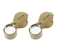 Giwnhvx 2 pièces 10 x D' bijoux en verre pour lunettes pliantes d'agrandissement