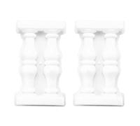 Giwnhvx 2 pièces 50 x 28 x 7 cm Moule Colonne Moule pour Plancher DIY Balcon Clôture Jardin Piscine Béton Garde-corps Dans Le Moule Dans Le Béton Garde-corps