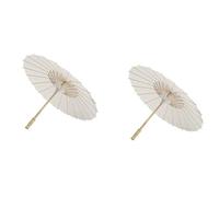 Giwnhvx 2 pièces de papier parasol de plage, parasol de plage, bricolage photo, accessoires pour baby shower fêtes de mariage, 60 cm / 23,6 pouces