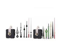 Giwnhvx 2 Pièces Outil de Bricolage Mécanisme de Mouvement D'Horloge Murale à Quartz Kit D'Aiguilles Moteur de Remplacement Accessoires D'Horloge pour la Réparation D'Horloge