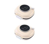 Giwnhvx 2 pièces portables pour médicaments quotidiens - Mini de voyage pour 7 jours 8 x 8 x 3,5 cm