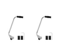 Giwnhvx 2 poignées de débroussailleuse, poignée ergonomique pour débroussailleuse, rallonge poignée avec pince de support, poignée multifonction pour tondeuse à gazon de jardin