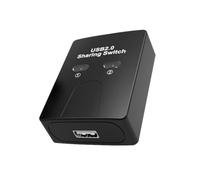 Giwnhvx 2 ports USB 2.0 Hub USB Switch Printer Sharer Deux ordinateurs partagent un périphérique USB 2 en 1 Sortie USB Splitter Partager U Disk