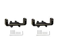 Giwnhvx 2 supports servo en laiton pour ES08MA II Servo pour Axial SCX24 JLU C10 1/24 RC Crawler Pièces de voiture