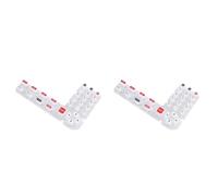 Giwnhvx 2 touches de clavier souples pour Total Station GM52 IM55(A)