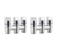Giwnhvx 2 valves d'angle à 3 voies pour améliorer la fonctionnalité de votre maison ou de vos espaces commerciaux avec la vanne de dérivation à trois voies, A