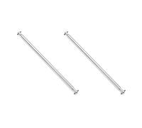 Giwnhvx 2 x 04003 Arbre d'entraînement central en métal Dogbone 170 mm pour pièces de mise à niveau 1:10 pour camion BRONTOSAURUS 94111 94107 94170, argent