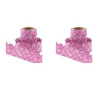 Giwnhvx 2 x 20 m ombres violettes pétoncles bords pour tableaux bords droits décoration pour salle de classe ou maison