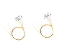 Giwnhvx 2 x 21 cordes lyre harpe cordes lyre cordes petite harpe accessoires instrument de musique 21 cordes Laiyaqin