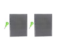 Giwnhvx 2 x 27 lignes et 30 grilles pratique scolaire braille tableau d'écriture portable en plastique avec stylet