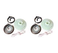 Giwnhvx 2 x 5200 5800 52 cc 58 cc pour tronçonneuse chinoise, kit de réparation de corde de poulie à ressort facile, kit de réparation de scies à gaz