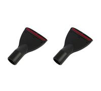 Giwnhvx 2 x Anti-statique bouche plate tête d'aspiration pièces aspirateur 32/35 mm de sol en moquette buse adaptateur tête pivotant
