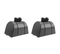 Giwnhvx 2 x Barrière de ceinture rétractable magnétique pour montage mural de 16,4 pieds, ceinture de sécurité fixe pour barrière murale pour contrôle des foules avec en ABS