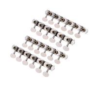Giwnhvx 2 x Bouton 6R6L 12 cordes guitare acoustique Tuner Clé Peg Tuner String Tuner