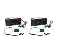 Giwnhvx 2 x égaliseurs 4 bandes pour préampli guitare acoustique EQ-7545R