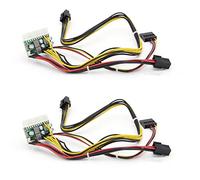 Giwnhvx 2 x entrée PCI-E 6 broches DC 12 V 300 W DC-ATX-300 W 24 broches ATX Switch PSU Module d'alimentation