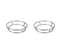 Giwnhvx 2 x support de tapis isolé dans le fil de rechange pour grille pour brûleur en acier inoxydable pour Wok pour accessoires Wok de cuisine