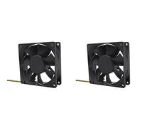 Giwnhvx 2 x Ventilateur de Refroidissement 24 V 80 mm 80 x 80 x 25 mm 8025 Ventilateur pour Ordinateur PC Ventilateur de Refroidissement CPU Router DIY GPU