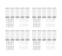 Giwnhvx 20 Pièces Crochet Un Mur Pliant, Invisible Pliant Montage Un Mur Crochet Casques Porte-Cintre pour Cuisine Salle De Bains Chambre ()