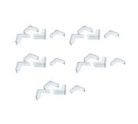 Giwnhvx 20 PièCes de SéCurité Transparente en Plastique Souple Table Bureau Coin Garde Protecteur