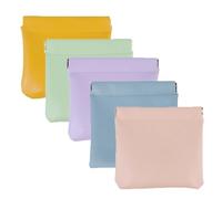 Giwnhvx 20 pièces pour données, organiseur en cuir personnalisé avec fermeture à pression, couleurs solides.