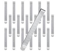 Giwnhvx 20 Pinces à Coudre en Acier Inoxydable, Outil D'Ourlet en Métal, Pinces à Coudre de 7,6 cm avec Mesures