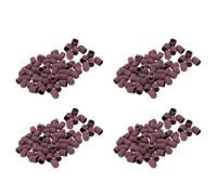 Giwnhvx 200 Pièces Bandes de Ponçage Bloquent les Chapeaux Sans Prise Capuchon de Ponçage 80 120 180 13X19Mm Perceuse à Ongles Électrique Manucure Pédicure-02