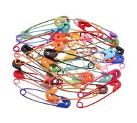 Giwnhvx 200 Pièces de 30 mm de Base de Broche avec Clip de Sécurité Vierge pour Broche, Porte-Badge pour la Fabrication de à Faire Soi-Même