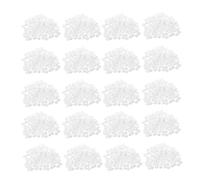 Giwnhvx 2000 pièces de couverture de trous en plastique blanc de 5 mm pour décoration de meubles de maison