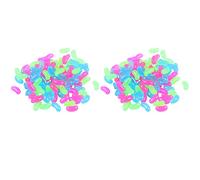 Giwnhvx 200Pcs Mini Pièce de Décoration de Nourriture Faux Mignon Bonbons Gelée Miniature Coloré Nourriture de Simulation en Plastique DIY