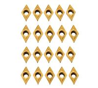 Giwnhvx 20PCS DCMT070204 YBC251 Lames Inserts En Métal Dur Inserts En Métal Dur pour Tour Tour
