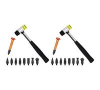 Giwnhvx 20PCS Outils de Réparation De Vessage Carrosserie avec Abattage Tête Vers Le Bas Outils Set Kit de Réparation Endolescent