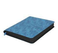 Giwnhvx 216 emplacements pour cartes de grande capacité, porte-cartes rigide, étanche et résistant à la poussière, bleu