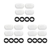 Giwnhvx 24 Pièces Filtres de d'eau pour Chat Remplacement de Filtre de Chien pour d'eau pour 67Oz/2L à Eau pour Animaux de Compagnie en Acier Inoxydable