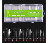 Giwnhvx 240 Autocollants Pour Ongles Super Longs Pour Tube D'Eau Conviennent à La Danse Des FêTes Pour Vous Rendre Plus Belle