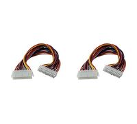 Giwnhvx 2pcs 29,5 cm Extension Ordinateur PSU ATX 24 Pin À Femelle Alimentation