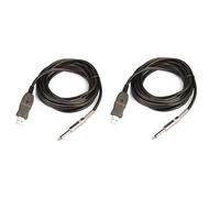 Giwnhvx 2pcs 3 Mètres Guitare À PC USB Interface de Connexion Convertisseur de Connexion USB 6.5mm