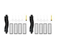 Giwnhvx 2Set de Rechange pour 360 S5/S7/S7 Pro Robot Aspirateur Pièces De Rechange Principale Côté Filtre Hepa Filtre Réservoir D'eau
