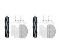 Giwnhvx 2Set pour T10 PLUS Robot Aspirateur Pièces de Rechange Principale Côté Filtre Hepa Mop Rag