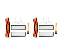Giwnhvx 2Set principal Latéral Remplacement du Filtre Hepa pour Bot D9 Max Accessoires pour Aspirateur Robot