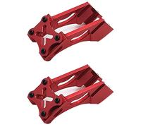 Giwnhvx 2X 144001-1258 Jeu de Raccords Firmware pour Aile de Queue Pièces Fixées dans le Métal pour 144001 1/14 4WD RC Pièces de Voiture, Rouge
