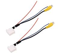 Giwnhvx 2X 16 Broches Voiture Vue ArrièRe CaméRa Adaptateur Câble pour 7Th