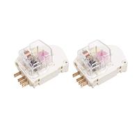 Giwnhvx 2X 215846602 Pièce de Rechange du Minuteur de Dégivrage du Réfrigérateur Mesure exacte pour Réfrigérateurs Et