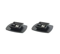 Giwnhvx 2X Adaptateur pour Appareil Photo DSLR Support Trépied pour Caméra Plaque Un Libération Rapide Plaque de Base pour Caméra Tête Trépied Tridimensionnel