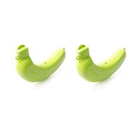 Giwnhvx 2X Bananes Protection pour Fruits, Bananes, Déjeuner, Bananes, Ustensiles de Cuisine En Plastique